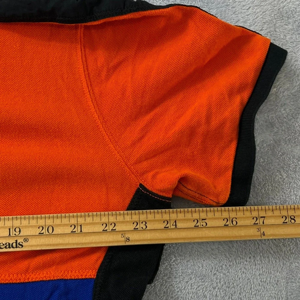 Vtg. Polo Ralph Lauren Men XL Custom Fit Kayak Expedition K1 Graphic Polo Shirt